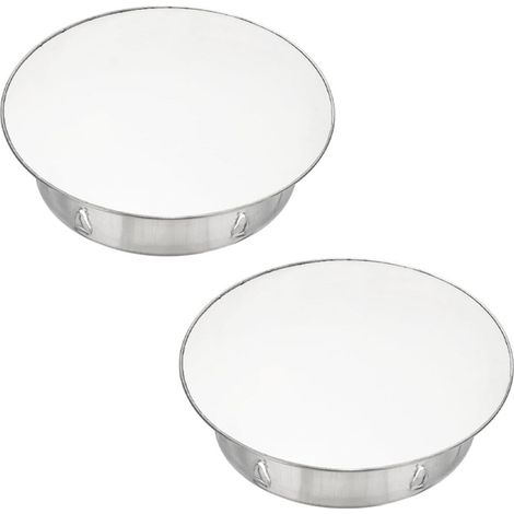 Tapa de chimenea, junta ajustable, tapa para orificio redondo, apta para tubos de 150 mm de diámetro, color plata - 2 unidades (1/5)
