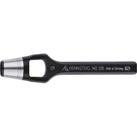 Herramienta de corte Rennsteig Henkellocheisen Negro 19mm