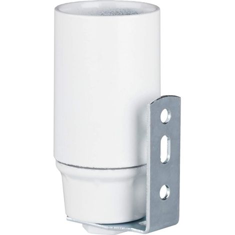 Douille de lampe, prise E14, fixation murale, couleur white - Legrand. (1/3)