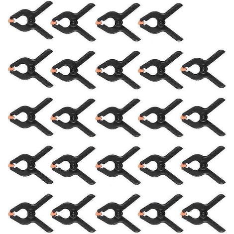 24 pinces à ressort, pinces à colle en plastique pour une utilisation universelle à la maison, à l'atelier, en photographie ou en modélisme bs (1/5)