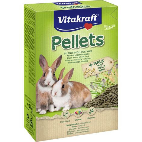Vitakraft Pellets 1 kg Futtertrog & Kleintierfutter (1/2)