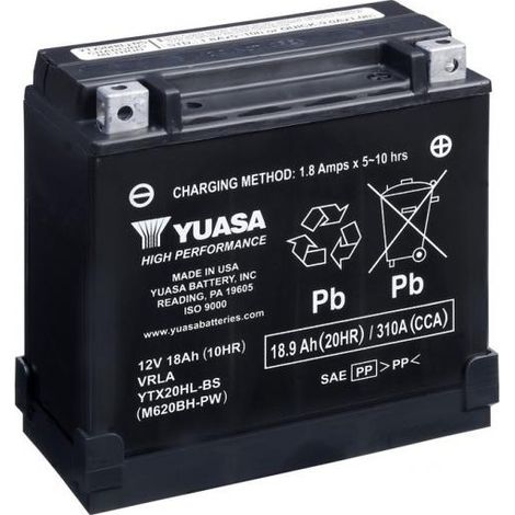 BATTERIA YUASA YTX20HL-BS-PW 12V 18 Ah