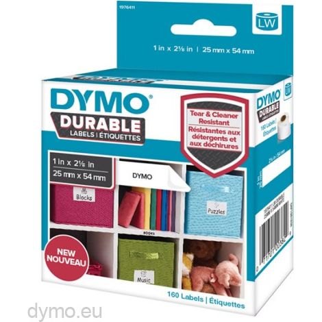 DYMO Durable Bianco Etichetta per stampante autoadesiva