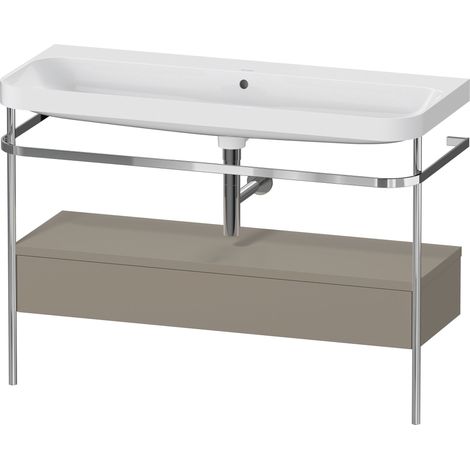 Duravit Happy D.2 Plus c-shaped Set avec console métallique et