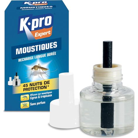 Recharge pour diffuseur électrique Anti-moustiques, détruit moustiques Tigres et tropicaux, 45 Nuits de Protection, Efficace fenêtres Ouvertes, inodore (1/5)