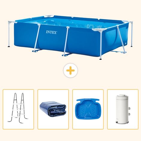 Intex Piscine Tubulaire Rectangulaire - 300x200x75 cm - 5-pièces S144 (1/5)