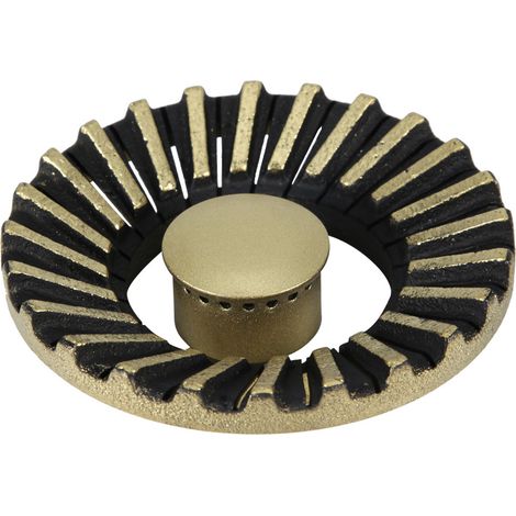 Kit de 2 couvercles de brûleur encastrés pour cuisinière à gaz domestique (1/5)