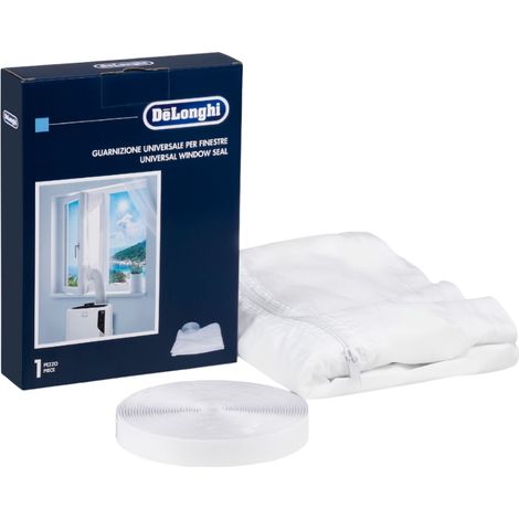 DeLonghi DLSA012 Fensterkit Universal Fensterabdichtung für mobile Klimageräte, 5515111101