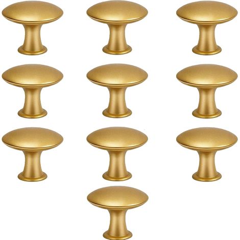 Boutons de meuble ronds en laiton antique, lot 10 tiroir alliage (1/5)