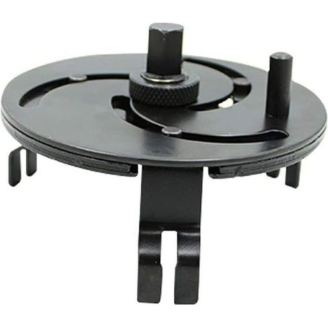 Clé À Molette Réglable - Pour Couvercle De Pompe À Carburant - 3 Mâchoires 100 À 170 Mm - Métal - 1 Pièce (1/5)