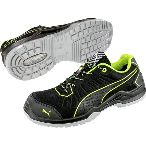 Scarpa di sicurezza PUMA Fuse TC Green Low taglia 43 nero / verde - 64.421.0-43