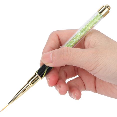 Stylo à Paillettes pour Manucure - Outil de Nail Art DIY pour Décorations Étincelantes à Domicile ou en Salon (1/5)