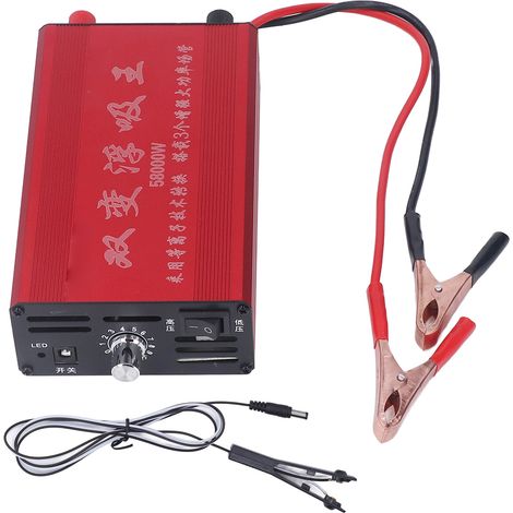 Convertisseur surpresseur 12V en aluminium alliage haute puissance stable 3 tubes de champ batterie onduleur boost (1/5)