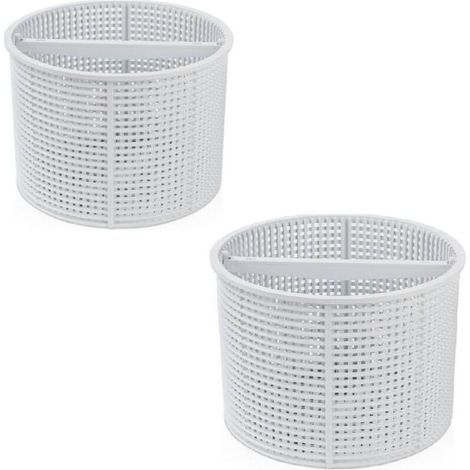 2pcs Replacement Pool Skimmer Basket, for Hayward SPX1082CA and Aladdin B-152 models, skimmer basket SP1082 SP1083 SP1084 1085 1086 (1/4)