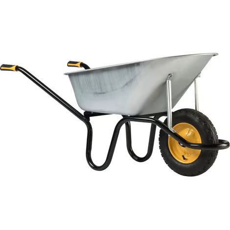 Carriola AKTIV PREMIUM RENO 110L Zincata Ruota Gonfiabile - HAEMMERLIN - 305402005 (1/4)