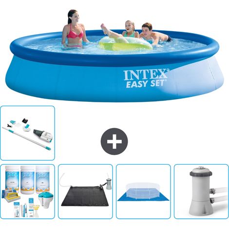 Intex Piscina Easy Set Rotonda - 396x84 cm - 7-pezzi S20895 (1/5)