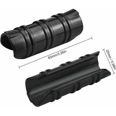 Serre Clips - 100 Pièces - 25 mm - Pour Fixation Bâche et Tuyau - Usage Extérieur - Noir (1/4)