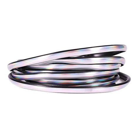 Protection Portiere Voiture Protection en Caoutchouc de Port de Voiture Noire Argent (1/5)