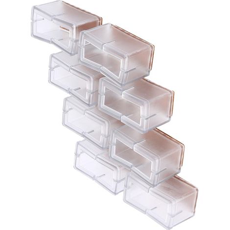 Protège-pieds de chaise, en PVC avec semelle caoutchouc antidérapante, (1/5)