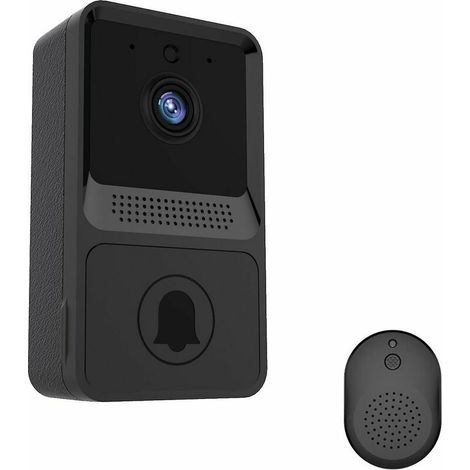 Sonnette vidéo sans fil Wifi Surveillance à distance sans fil Interphone vidéo intelligent Surveillance Sonnette (1/4)