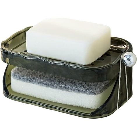 Mounted Soap Dish Dish Rack Tray Bathroom Drain B