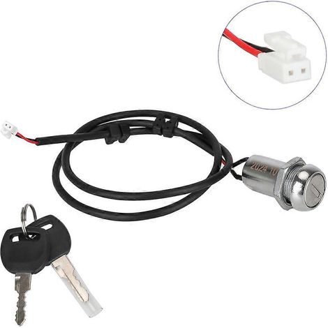 Antivol pour trottinette électrique KuKirin G4 avec 2 cléscylindre de remplacement noir pour serrure de porte électrique (1/5)