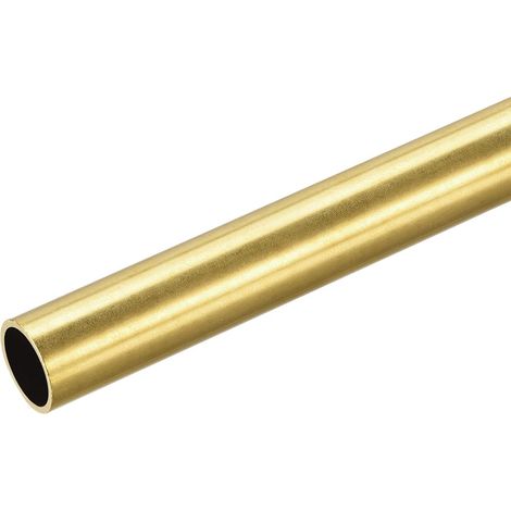 Brass Round Tube 14mm OD 1mm Wall Thickness 200mm Length Pipe Tube (1/5)