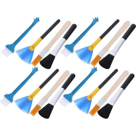 Kit de Nettoyage Clavier Brosses Antistatiques en Plastique et Bois 20pcs pour Ordinateur Portable et Clavier, pour Bureau et Sessions de Jeu (1/5)