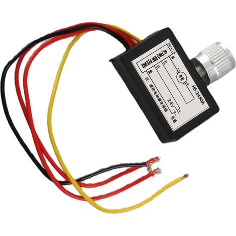 Régulateur de Vitesse Moteur PWM 60W Variateur Électronique Interrupteur pour Ventilateur Chauffage (1/5)