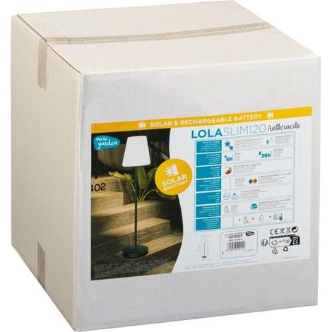 New Garden Lola Slim 120 LED Stehleuchte Anthrazit