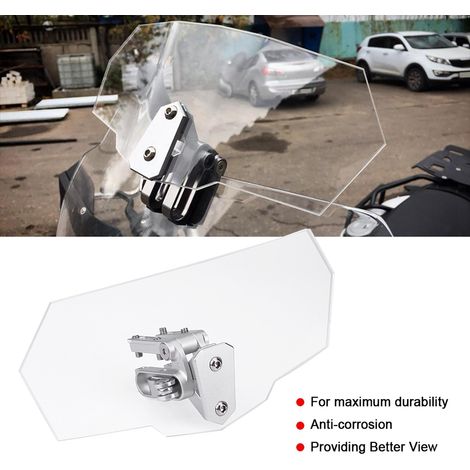 Pare-brise moto universel réglable, déflecteur de vent, écran de protection ajustable (1/5)