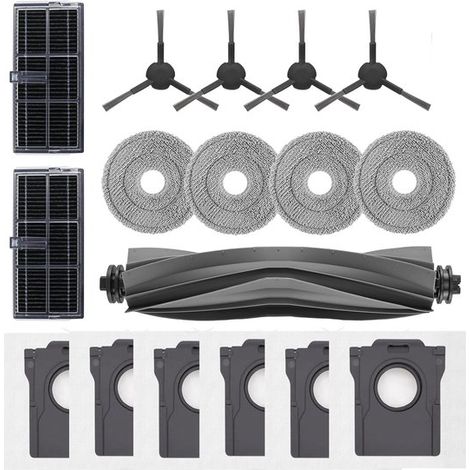 Set di accessori da 17 pezzi per aspirapolvere robot Dreame L10s Pro Ultra Heat/L10s Ultra/Mova E30 Ultra/X30 Ultra: 1 spazzola principale, 2 filtri HEPA (1/5)