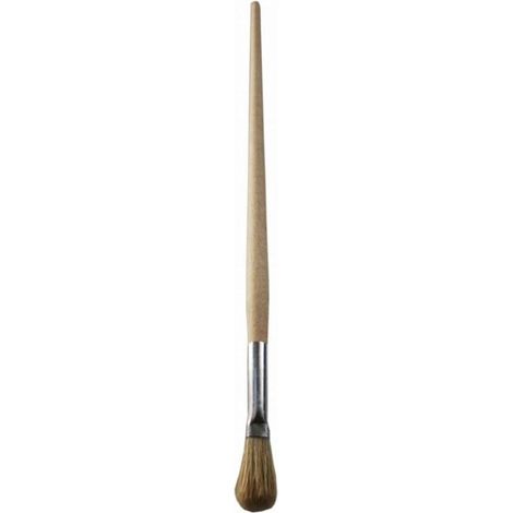 FPLUS pincel cabolata plano 10 , Pincel fabricado en P/M, con mango madera noble de haya encerado, montado en virola de alumnio anodizado en cobre. Se puede utilizar para todo tipo