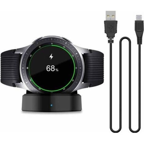 Chargeur pour Samsung Galaxy Watch 42 mm 46 mm SM-R800 R810 R815 Support de Charge Portable avec câble (1/4)