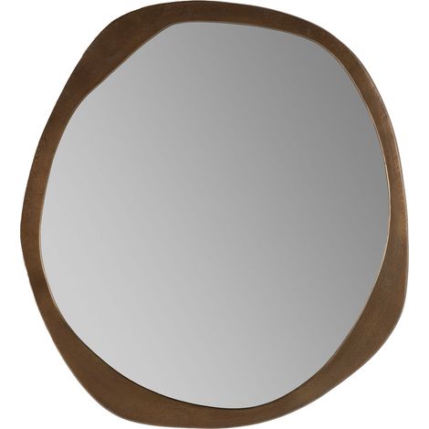 Miroir 96x2,5x96 Métal Doré Antique (1/2)