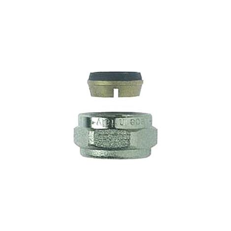 RACCORDO A COMPRESSIONE PER TUBO RAME ART.595- - F 1/2 x ø mm.16 - 5 pezzi ITAP