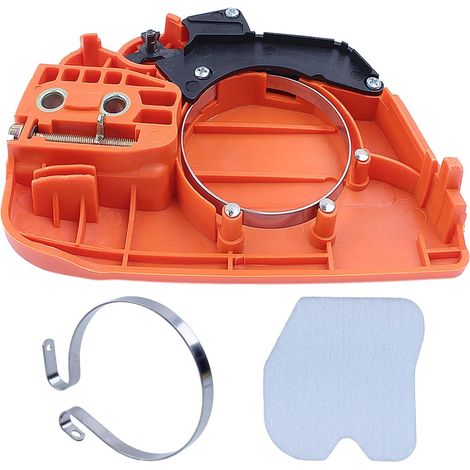 Couvercle de pignon et d'embrayage de chaîne Adefol pour tronçonneuse Husqvarna 240 240E 235 235E 236 236E avec filtre à air et bande de frein Pièce de rechange pour 544097902, 525628901 (1/5)