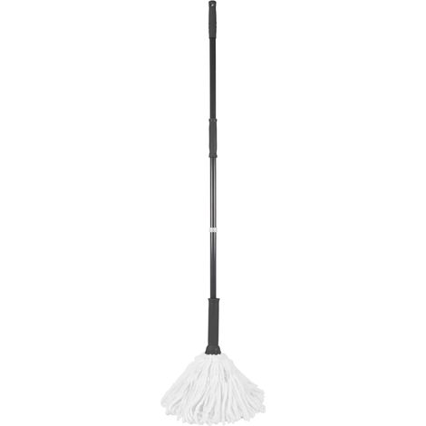 Super-Absorbent Easy Twist Microfibre Floor Mop, Grey/Turquoise