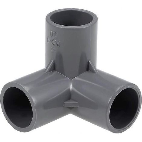 Raccord en PVC à 3 voies pour arrosage 20 mm (1/3)