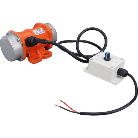 Moteur vibrant pour béton 12 V CC, 4 000 tr/min, sans balais, en alliage d'aluminium, IP65, avec variateur de vitesse, 40 W (1/5)