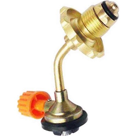 Extérieur camping Butane gaz cylindre Fuel réservoir Filler Connector adaptateur valve sûr Switching Inflatable valve (1/5)
