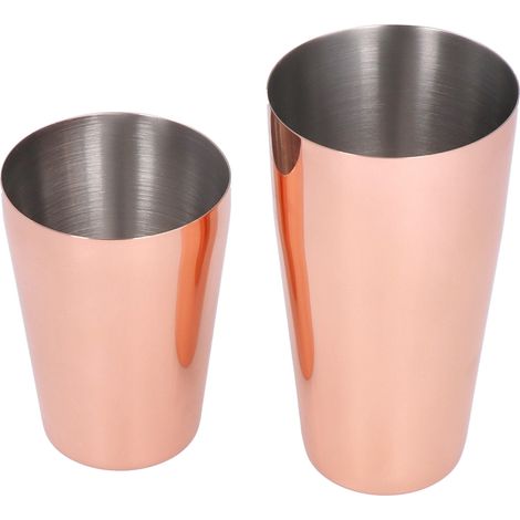 Cocktailshaker aus Edelstahl mit Roségold-Finish – Barkeeper-Zubehör (1/5)