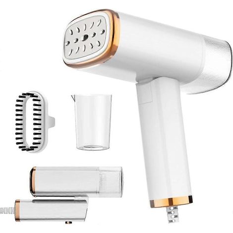 Fer à vapeur portable et pliable de 1000 W avec réservoir d'eau de 100 ml et débit de vapeur continu. (1/4)