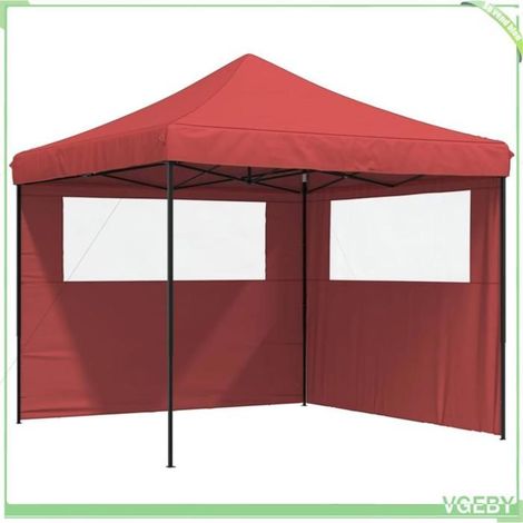 Tente de réception pliable pop-up - FAFEICY - 4004924 - 3x3 m (292x292x315 cm) - 2 parois latérales - Toit Oxford PVC, cadre acier (1/5)