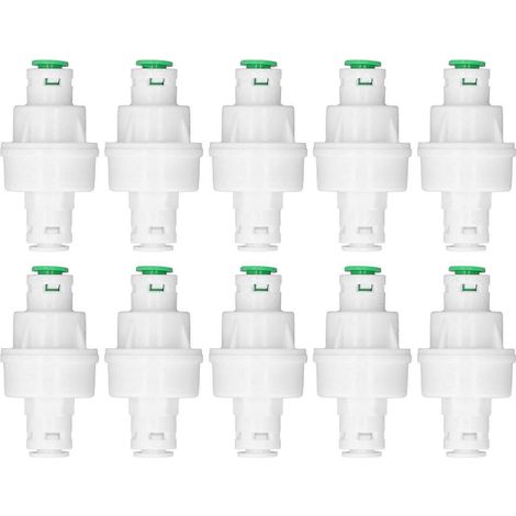 10 Stück Wasserfilter-Druckminderer PP DN8-Anschluss als Ersatzteil