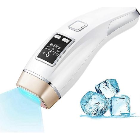 IPL-Laserhaarentfernung, kühlendes Haarentfernungsgerät mit LCD-Bildschirm, Aknebehandlung, Heimverjüngungsgerät, Bikinitrimmer, US-Stecker. (1/5)