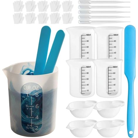 silicona para resina, reutilizable, antiadherente, fácil de usar (1/5)