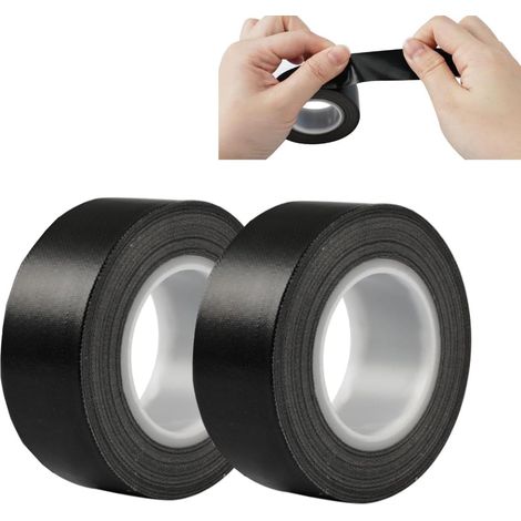 2 Pièces Ruban Adhésif Isolant Noir, 10 m x 15 mm Haute Température Ruban (1/5)