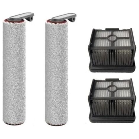 4 PièCes PièCes pour Dreame H12 Pro Lave-Sol Machine Aspirateur Accessoires Filtre Hepa Lavable Brosse à Rouleau Principal (1/4)