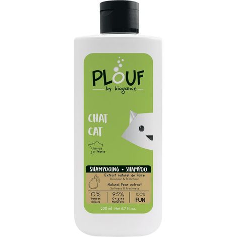 Plouf - Shampoo per Gatti con estratto di Pera, 200 ml